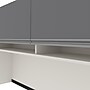 Bestar Connexion 72"W U-Shaped Executive Desk with File Cabinet and Hutch, Slate (93863-59)~#|#~B8F7D9BC-9303-45C9-B5371B961D9E35D6_sc7