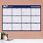 2027 AT-A-GLANCE 48" x 32" Yearly Dry Erase Wall Calendar, Reversible, Red/Blue (A152-27)~#|#~B8FA5672-AE90-4C96-A0B232306D2CDA0C_sc7