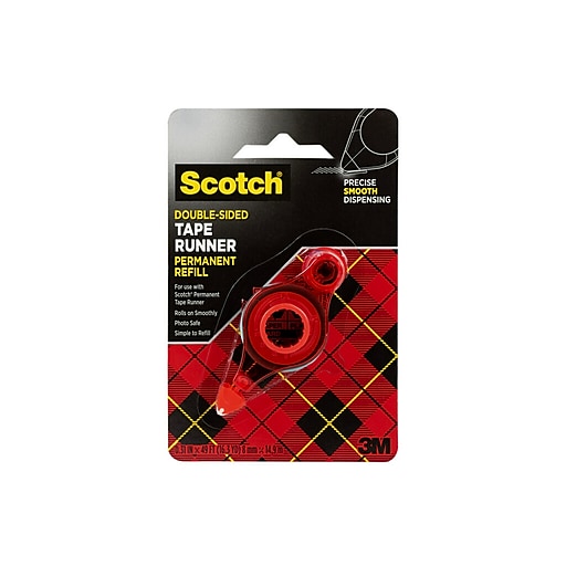 Scotch® Double-Sided Adhesive Tape Runner, .31 x 8.7 yds. (6055