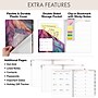 2026 Global Printed Products 8.5" x 11" Weekly & Monthly Planner, Paperboard Cover, Pastel Peacock (ESPROCY26851161)~#|#~B8FCE65E-7DCB-44DA-828A2E0215538A0F_sc7