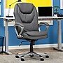 Serta Amplify Ergonomic Faux Leather Swivel Executive Chair, Light Gray (43673C)~#|#~B8FDED5C-630C-4A87-9EB26CAB72F525CC_sc7