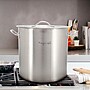 MegaChef Professional Kitchen Stainless Steel 26.4 Qt. Stock Pot, Silver (935122008M)~#|#~B8FF5828-8139-41CA-A2A42157F7063DA7_sc7