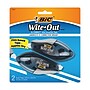 BIC Wite-Out EZ Grip Correction Tape, White, 2/Pack (WOECGP21)~#|#~B904249F-C972-4526-83FDC1344724340F_sc7