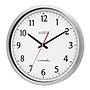 La Crosse Technology UltrAtomic Wall Clock, Stainless Steel, 14"Dia. (404-1235UA-PL )~#|#~B906EEBF-BBE2-4E34-913F7C32888BBA13_sc7