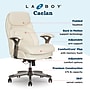 La-Z-Boy Caelan Ergonomic Faux Leather Swivel Task Chair, Cream (52705-CRM)~#|#~B909587E-F379-4E01-A63EB3FBE270F2BD_sc7
