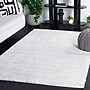 Safavieh Jasmine Shag Collection 8' x 10' Rectangle Indoor Area Rug, Machine Made, Ivory/Light Grey (JSM100A-8)~#|#~B909F818-3EF5-4A5B-841BEE0BAE215F03_sc7