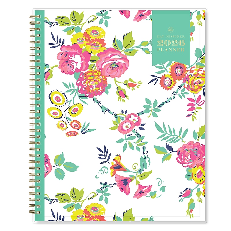 2026 Blue Sky Day Designer Peyton 8.5" x 11"  Weekly & Monthly Planner, Plastic Cover, Multicolored (103618-26) image 1