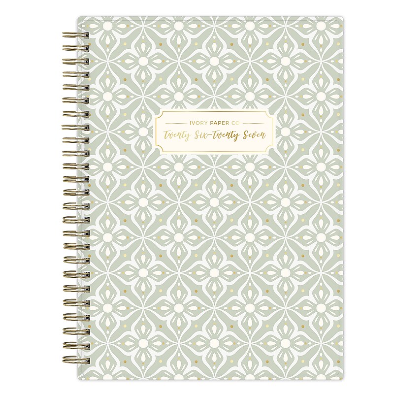 2026-2027 Blue Sky Amberina 6" x 8" Academic Year Weekly & Monthly Planner, Plastic Cover (161733) image 1