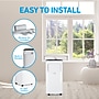 Coby 115-Volt 9,000 BTU (6,500 BTU DOE) Portable Air Conditioner, with Remote, White (CBPAC650)~#|#~B90FB575-A70A-4246-BC0BF11E764DB492_sc7