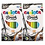 CARIOCA Super Brush Washable Kids Markers, Brush Tip, Assorted Colors, 10/Pack, 2/Bundle (CRA42937-2)~#|#~B9121BB1-3CCD-4E1D-9AB889053F77F98A_sc7