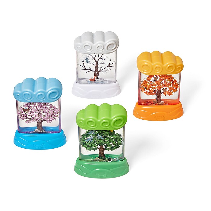 hand2mind Changing Seasons Sensory Tubes, Assorted Colors, 4/Set