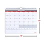 2026 Staples 15" x 12" Monthly Wall Calendar, Red/White/Gray (ST52080-26)~#|#~B91E9880-76F6-403F-85C1EC943B64FA55_sc7