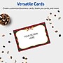 Avery Gold-Red-Green Plaid Matte Blank Card, White, 20/Pack (S00-FET)~#|#~B9203C06-5551-4017-B7453B434411BCDC_sc7