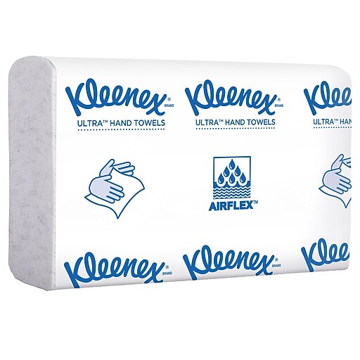 Kleenex Reveal Multifold Paper Towels, 2-Ply, White, 150 Sheets