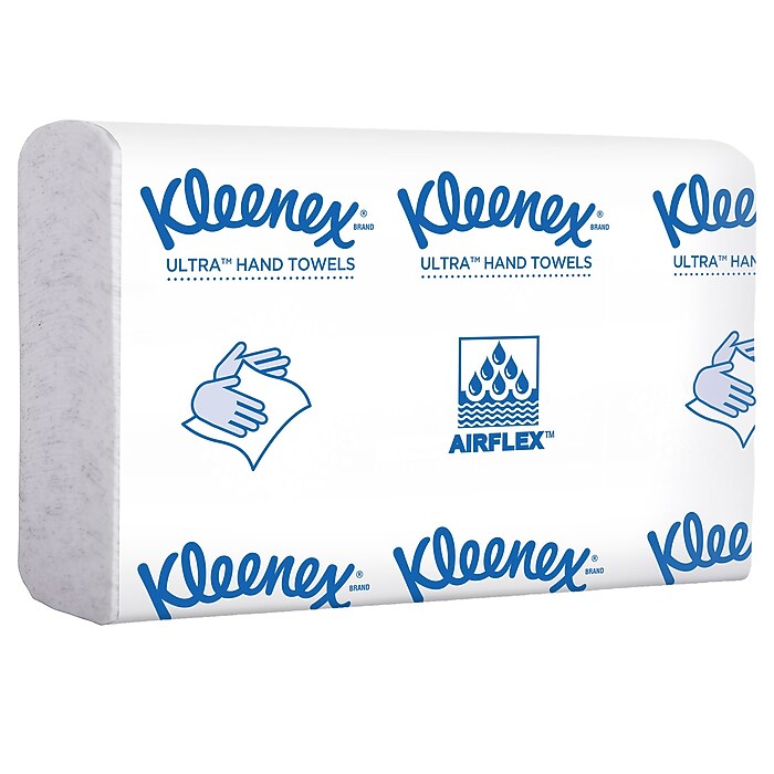 Kleenex Reveal Multifold Paper Towels, 2-Ply, White, 150 Sheets