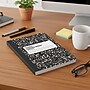 Staples 1-Subject Composition Notebook, 7.5" x 9.75", College Ruled, 100 Sheets, Black (ST55064C)~#|#~B923CB34-D962-440F-99C1E75961C6B217_sc7