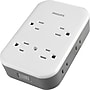 Philips All-in-One 4 Grounded plus 4 Polarized Outlet Surge Protector with USB Charging 1140J, White/Gray (SPP3453GW/37)~#|#~B926C762-D43B-4B71-8CADF0739FEE5DE4_sc7