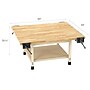 Diversified Woodcrafts Workshop Rectangular Workbench Table, 64" x 54", Light Hardwood (WW4-4V)~#|#~B9288BB8-0733-4152-B3F85B391BBFA85B_sc7