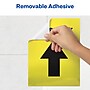 Avery Directional "This Way" Preprinted Floor Decals, 8" x 10.5", Yellow/Black, 5/Pack (83022)~#|#~B929A700-1936-4EB3-930C000872E3FB43_sc7