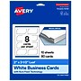 Avery Leaf Business Cards, Matte White, 80/Pack (19479398873)~#|#~B92FC570-A8FE-4F81-B41CAD525C0B9DB9_sc7