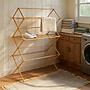Household Essentials Folding Bamboo Drying Rack, Natural (HE1238)~#|#~B931F753-DCDC-4FA2-A72E8E69A32C5225_sc7