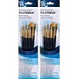 Princeton RealValue Short Handle Mixed Media Synthetic Taklon Variety Brush Set, 5/Set, 2 Sets/Bundle (PBXPR9139-2)~#|#~B9331AFC-ADA5-44A1-B35512B508FEC4EC_sc7