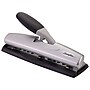 Swingline LightTouch Desktop Adjustable Hole Punch, 12 Sheet Capacity, Black/Silver (SWI74026)~#|#~B9349CEE-64A9-4B5E-BCB3AFD24265A7CF_sc7