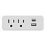 STANLEY PlugMax 2-Outlet Wall Tap Adapter & USB Charger with 2-USB Ports, White (30422)~#|#~B9376108-BD88-439A-961E4463214C60C1_sc7