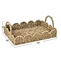 Household Essentials Seagrass Tray with Scalloped Edge (HHML-6670)~#|#~B937EB92-7B54-4B8B-956D8B3D509D495A_sc7