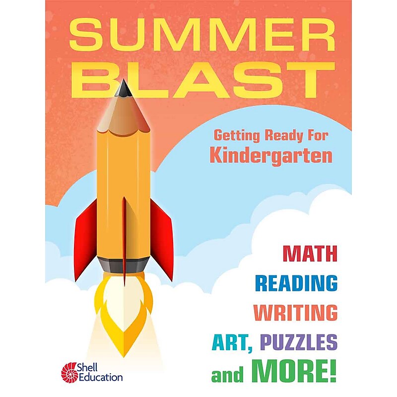Shell Education Summer Blast: Getting Ready for Kindergarten Activity Book (51550) image 1