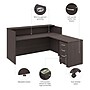 Bush Business Furniture Arrive 72"W L Shaped Reception Desk with Shelf and Mobile File Cabinet, Storm Gray (ARV007SG)~#|#~B93A58D6-9303-47FE-AC36E60D95ADE934_sc7