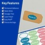 Avery TrueBlock Laser/Inkjet Decorative Edge Multipurpose Labels, 1-1/8" x 2-1/4", White, 525/Pack (94061)~#|#~B93C01D6-269C-487B-B7A228E8196B7272_sc7