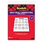 Scotch Self Sealing Laminating Pouches, Letter Size, 7 Mil, 10/Pack (LS854-10G)~#|#~B93E61CA-CA1C-48D2-B2B24D3031FBB715_sc7