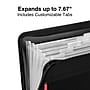Staples Accordion File, 7-Pocket, Letter Size, Black (TR51818)~#|#~B93EAF22-6C8B-45B7-B259A6510A43A0F9_sc7