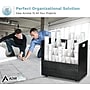 AdirOffice 21-Slot Mobile Roll File, 28.5"H x 30"W x 15.75"D, Black, 2/Pack (625-BLK-2PK)~#|#~B943A8FE-4F21-4105-AA9785E73F736E7A_sc7
