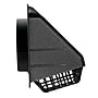 Deflect-O 4" Wide-Mouth Dryer Vent Hood with Damper and Detachable Bird Guard, Black (HR4BLK/24)~#|#~B946AFF7-0A9C-4628-9D258CFC5B535FA1_sc7