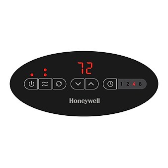 Honeywell 1500-Watt 5118 BTU Ceramic Electric Tower Heater, Dark Gray (HCE311V)