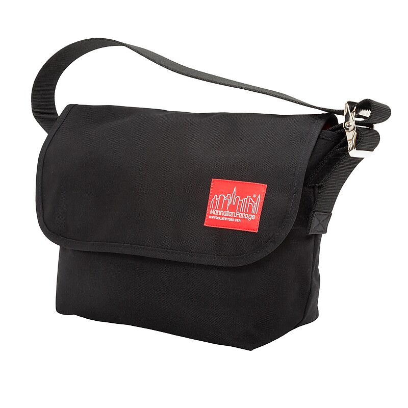 Manhattan Portage Vintage Messenger Bag Jr. Medium Black (1606V-JR BLK) image 1
