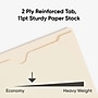 Smead Recycled Reinforced File Jacket, 2" Expansion, Letter Size, Manila, 50/Box (75560)~#|#~B94B5531-DE73-42BF-BBBF4D1B990BDD98_sc7