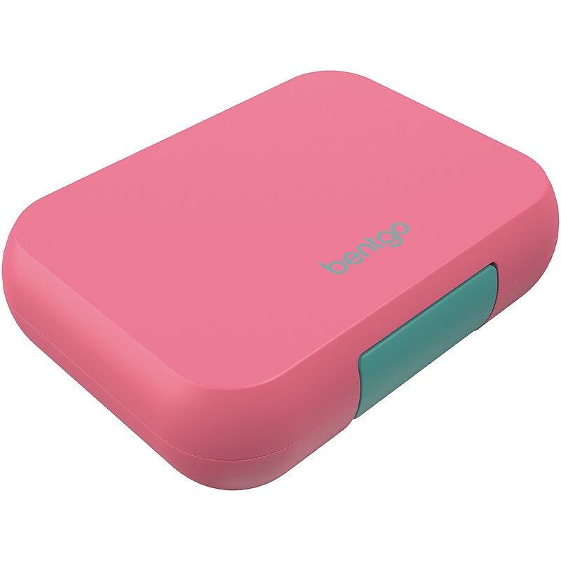 bentgo Pop Lunch Box, Bright Coral/Teal (BGOPOP-BC) image 1