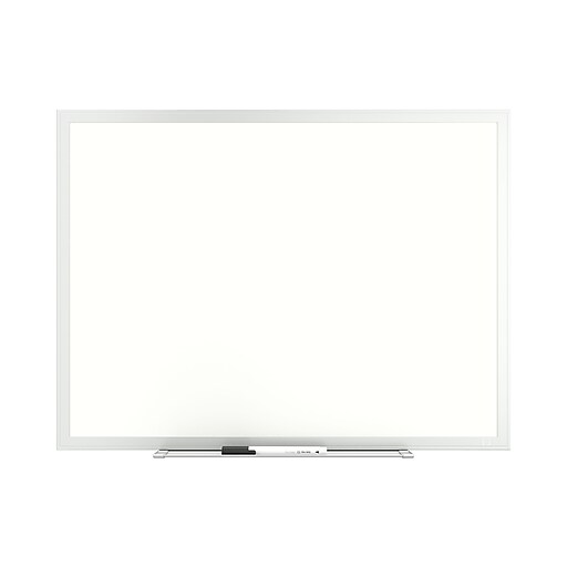 TRU RED™ Melamine Dry Erase Board, Gray Frame, 2' x 1.5' (TR59356