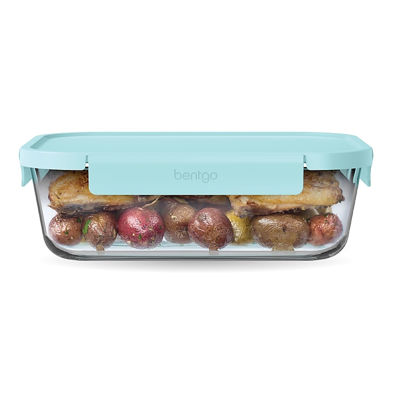 Bentgo Leak-Proof Glass Food Storage Container, 94.7 oz. (BGPLGLRC3-SA) image 1