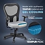 Tempur-Pedic Ergonomic Fabric/Mesh Swivel Task Chair, Grey/Black (TP9000-C-GRY)~#|#~B94FB5AC-63C2-4E73-A728D005B83C677F_sc7