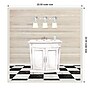 Amanti Art Bathroom II by Elizabeth Medley Framed Canvas Wall Art Print, 22" x 22" (A42678300099)~#|#~B956141A-F514-4571-97458B2E71DBF118_sc7