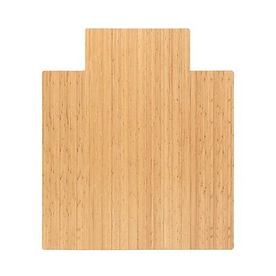 Anji Mountain Standard Bamboo Carpet & Hard Floor Chair Mat with Lip, 44″ x 52″, Natural (AMB24005) Simolary simolary.com