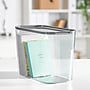 iDESIGN Small Stackable Plastic Storage Bin, Clear (50384)~#|#~B95AAA4A-3438-4B17-8FD8587049035473_sc7