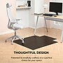 Anji Mountain Standard Bamboo Carpet & Hard Floor Chair Mat with Lip, 44" x 52", Java (AMB24083)~#|#~B95AF8B3-72C1-420C-A396737282EE78D0_sc7