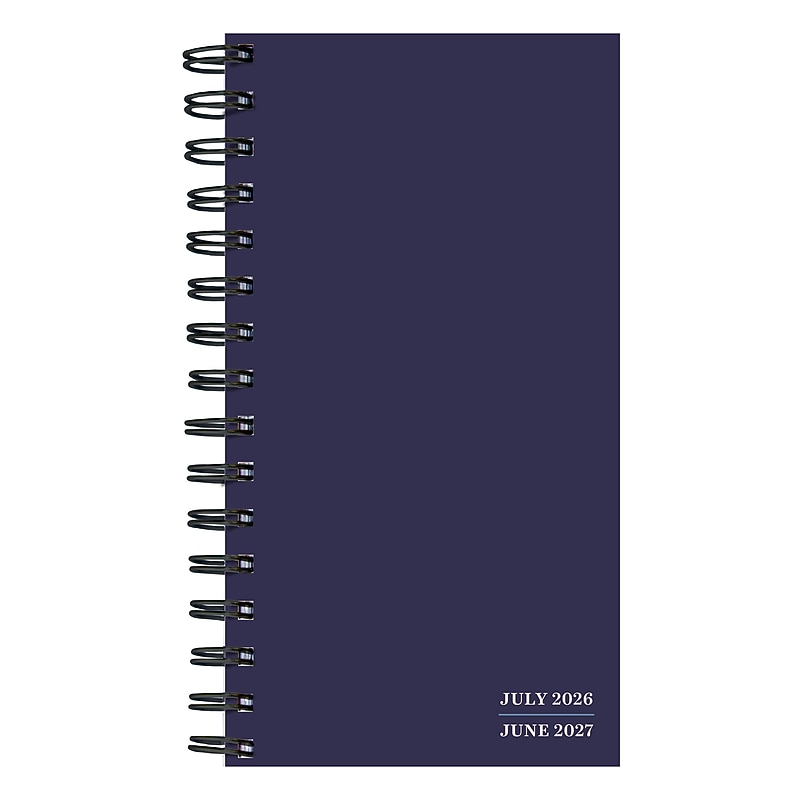 2026-2027 TF Publishing Midnight 3.5" x 6.5" Academic Year Weekly & Monthly Planner, Paperboard Cover (AY27-7504) image 1