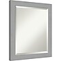 Amanti Art Brushed Nickel Frame Wall Mirror, 23.5" x 19.5" (A42674593052)~#|#~B95B7423-3142-46DA-820583D10CF33E31_sc7