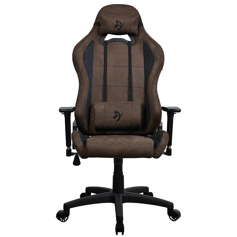 Arozzi Torretta Supersoft Microfiber Ergonomic Racing Gaming Chair, Brown (TORRETTA-SPSF-BWN) image 1